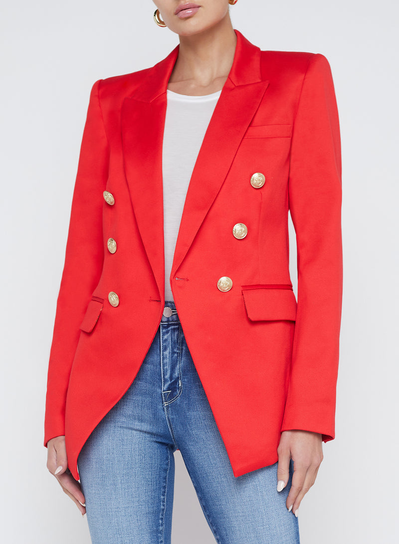 Kendi Long Double Breasted Blazer