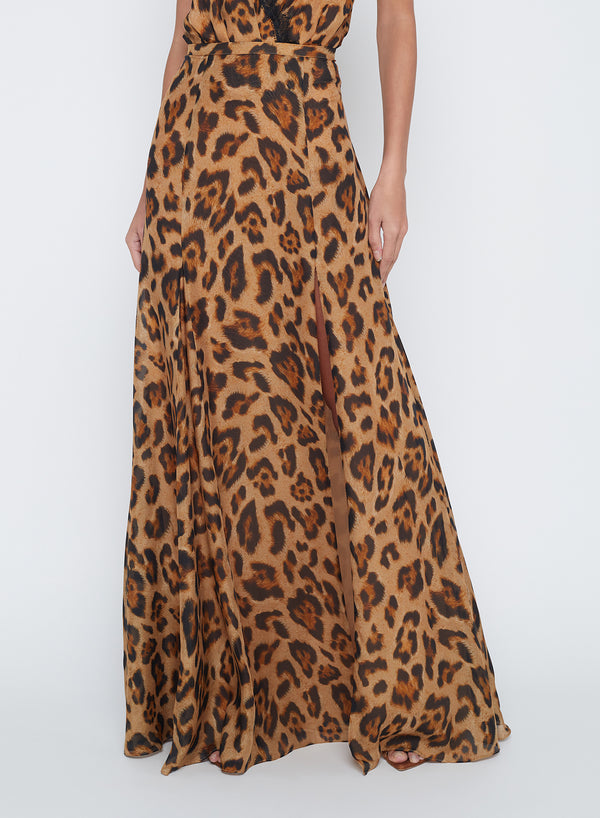 Luca Silk Maxi Skirt