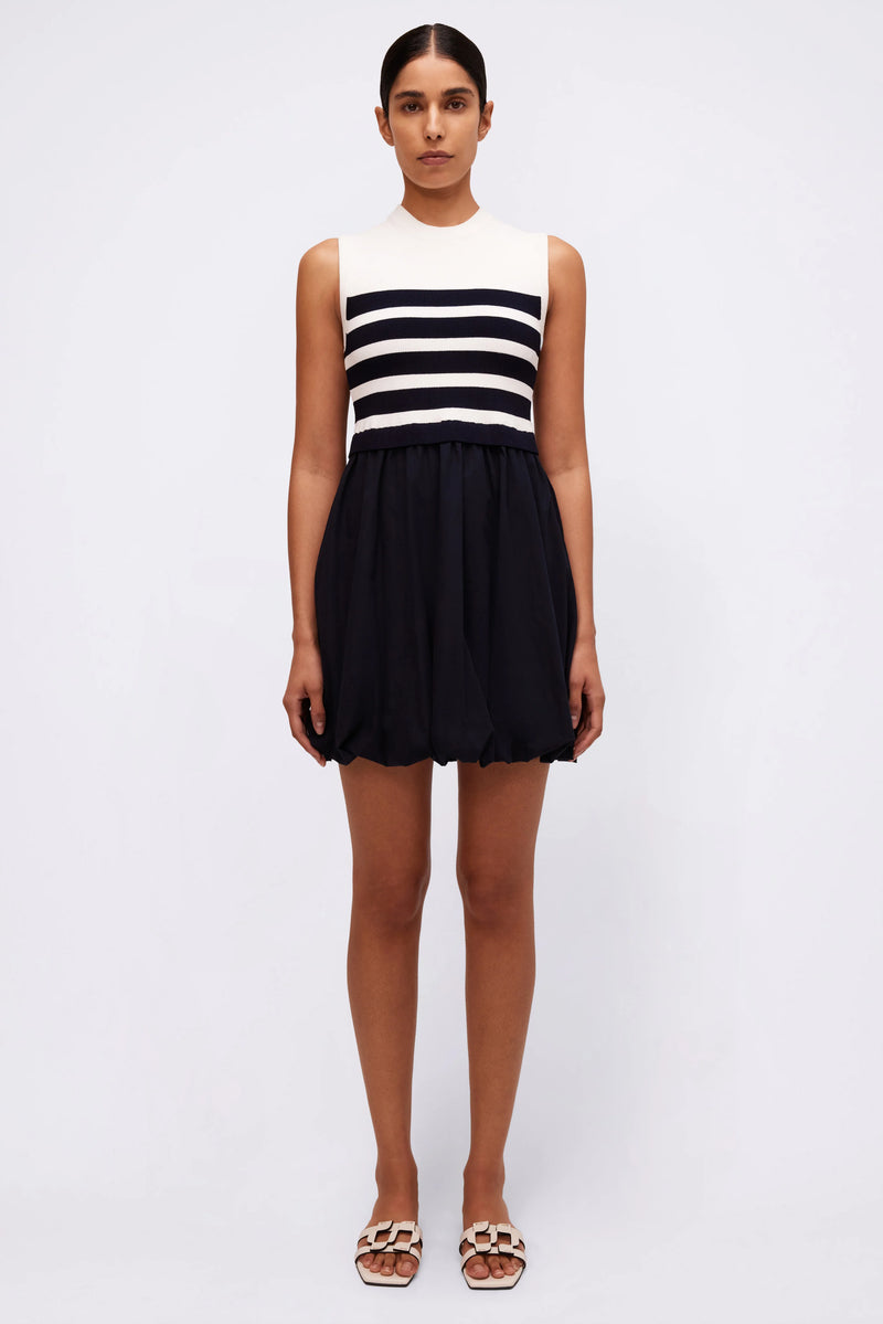 Josey S/L Bubble Skirt Mini Dress