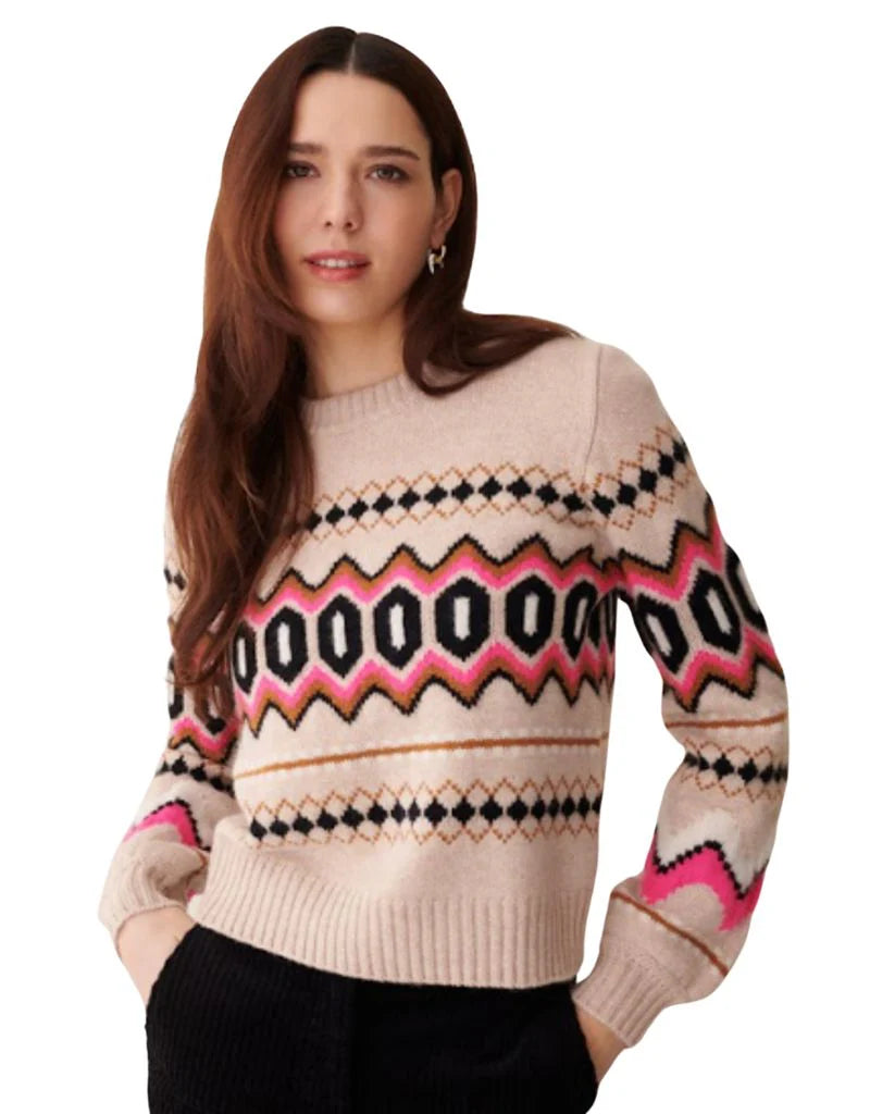 Eden Oversized Fair Isle Crew