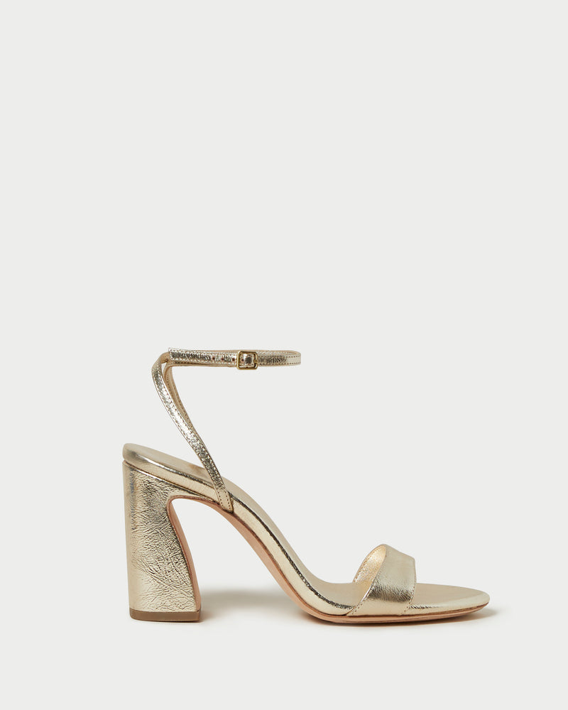 Malia Curved Heel - Champagne