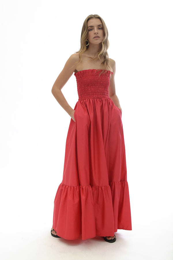 Elpis Strapless Dress