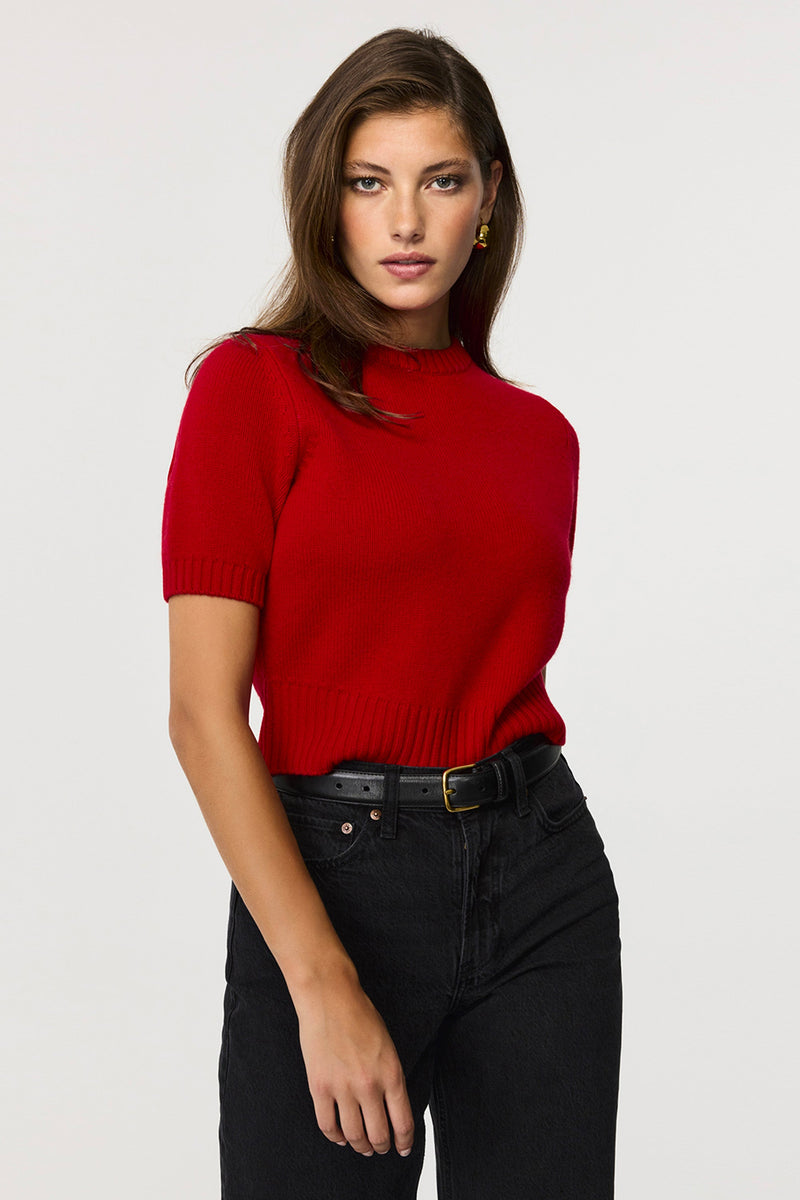 Elsie Short Sleeve Sweater