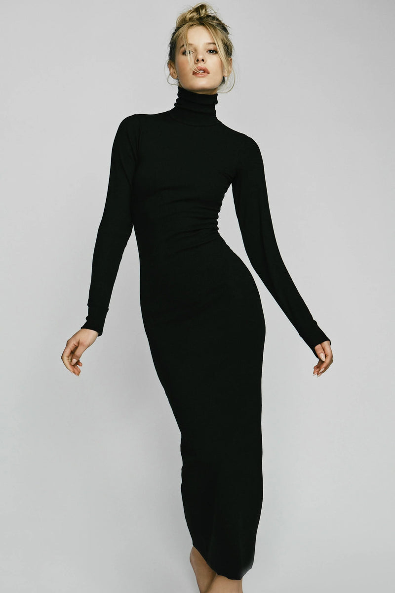 Long Sleeve Turtleneck Dress