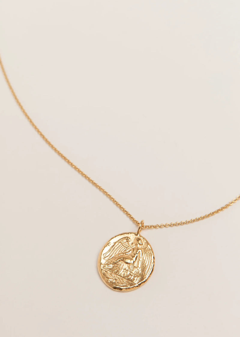 Winged Victory Necklace - Gold