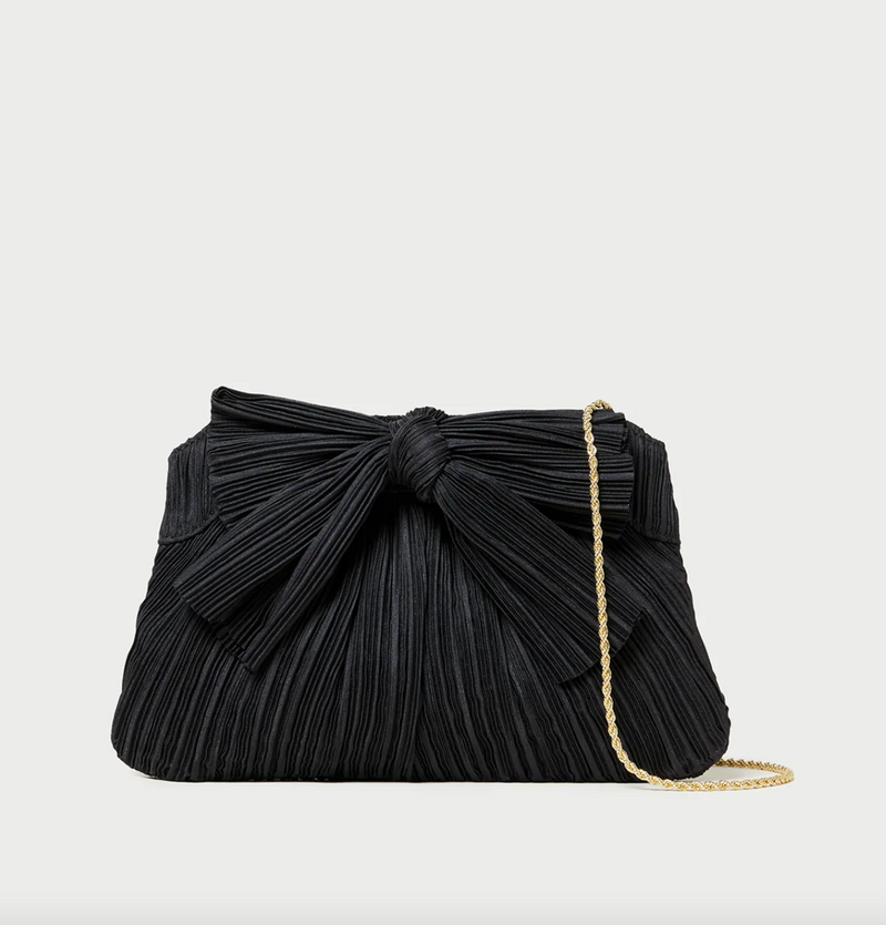 Rayne Bow Clutch - Black